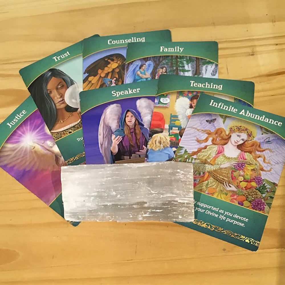 Bộ Bài Oracle Life Purpose Oracle Tặng Đá Thanh Tẩy