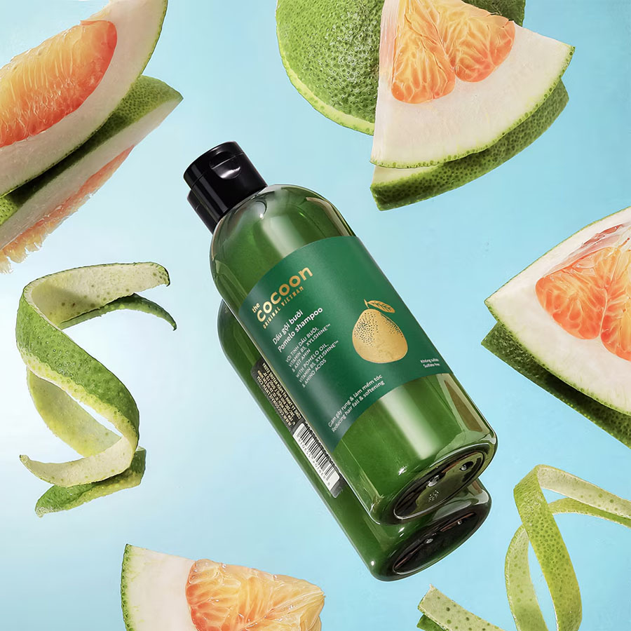 Dầu Gội Bưởi Cocoon Giảm Gãy Rụng và Làm Mềm Tóc Pomelo Shampoo 310ml