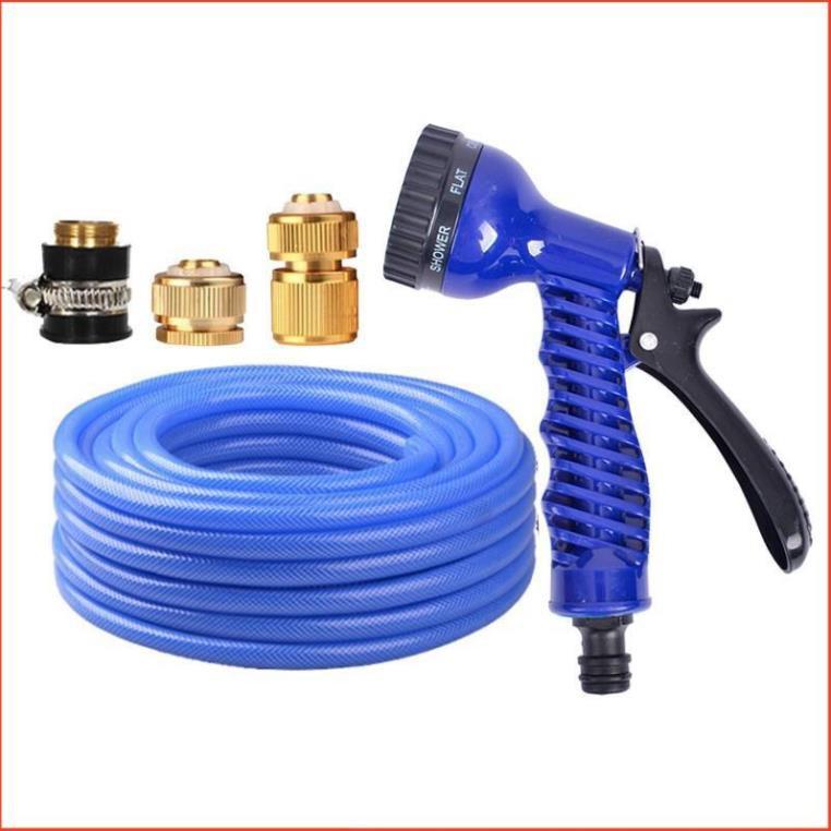 Bộ dây tăng áp 3 lần vòi xịt nước rửa xe, tưới cây loại 7-10m 206843