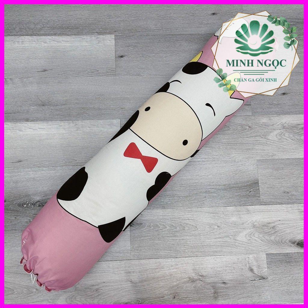 Vỏ Gối Ôm , Áo Gối Ôm ,Chất Liệu Cotton Poly Thoáng Mát Thấm Mồ Hôi Tốt Kích Thước Chuẩn 35x100CM Mẫu Mã Đa Dạng