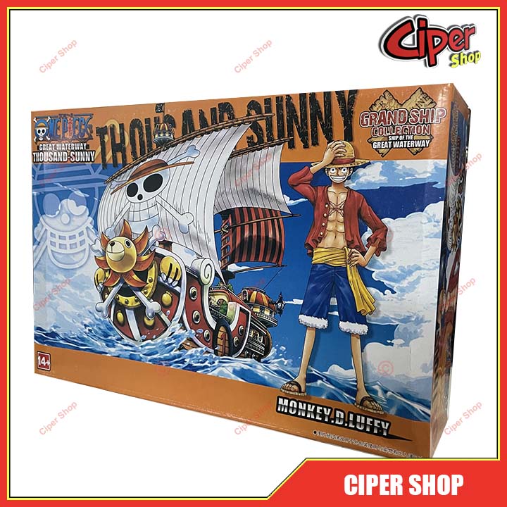 Loại 16cm - Mô hình thuyền Thousand Sunny - Figure Sunny One Piece
