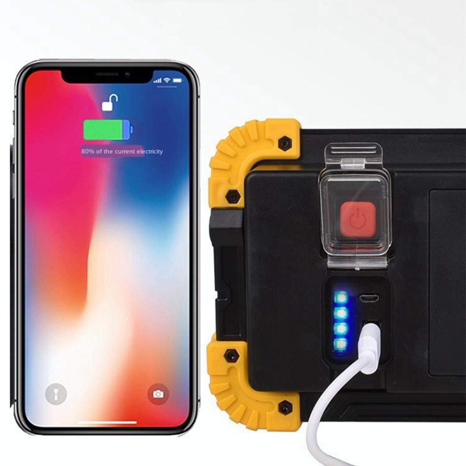 Waterproof 30W COB LED Work Light LAMP USB Outdoor Camping Lamp