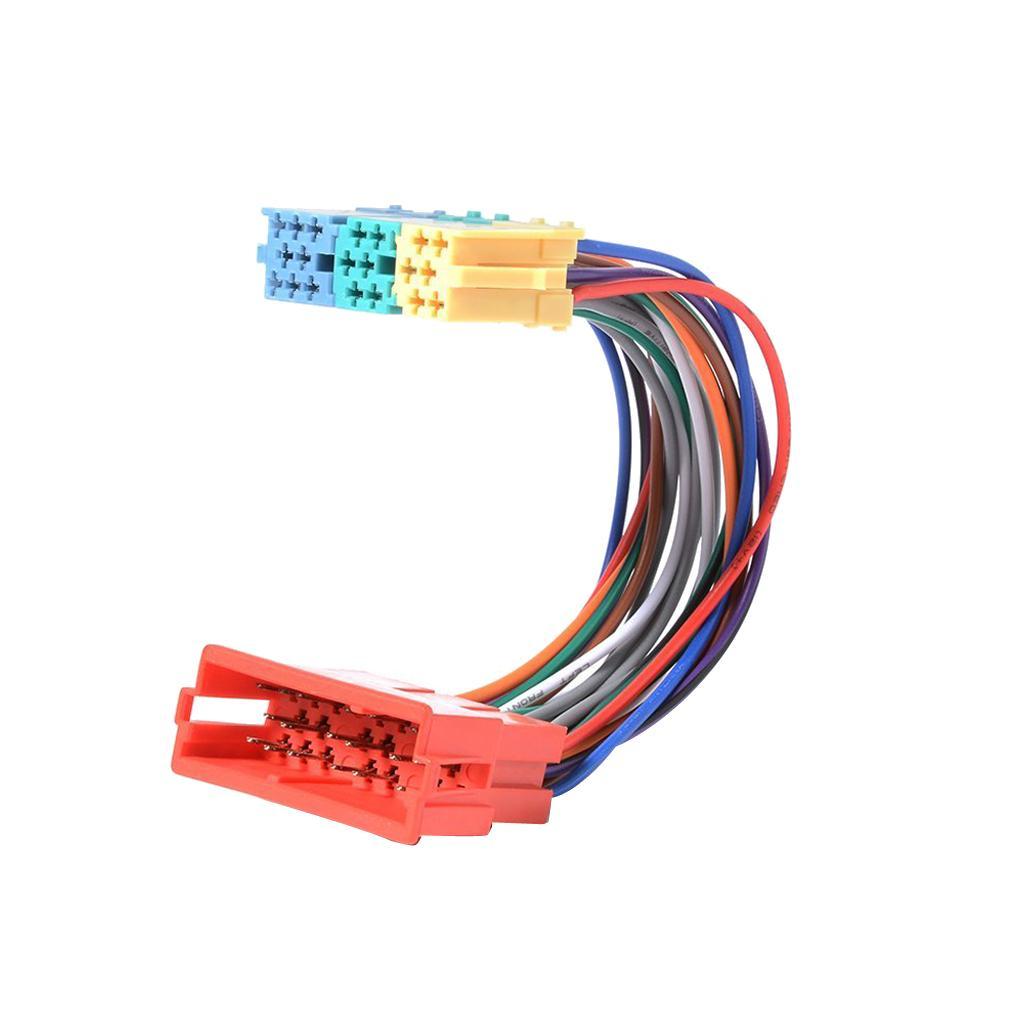 4X 8-Pins 20-Pins Mini ISO Harness Cable Adapter for   A2/ A3/ A4/ A6/ TT
