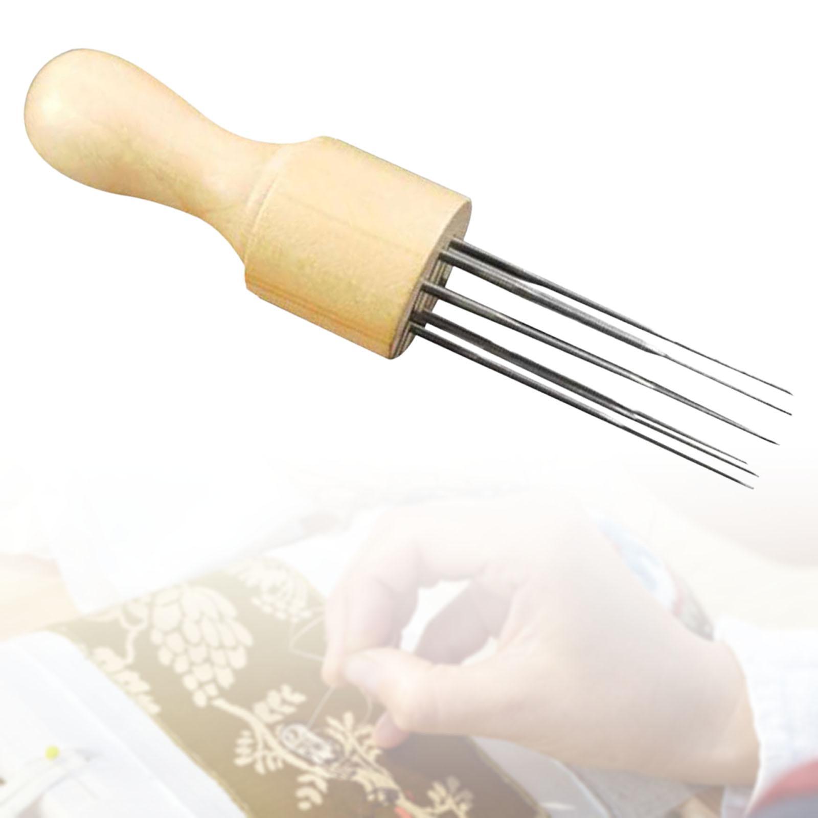 7pcs/Set Embroidery Punch  Kits,Embroidery Tools Adjustable Rug Yarn Punch  for DIY Sewing Embroidery