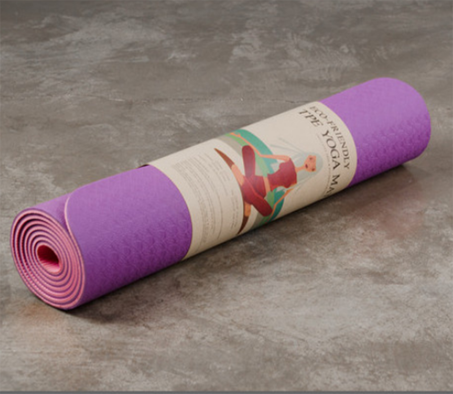 Thảm Tập Yoga Eco Friendly TPE - Tím Hồng