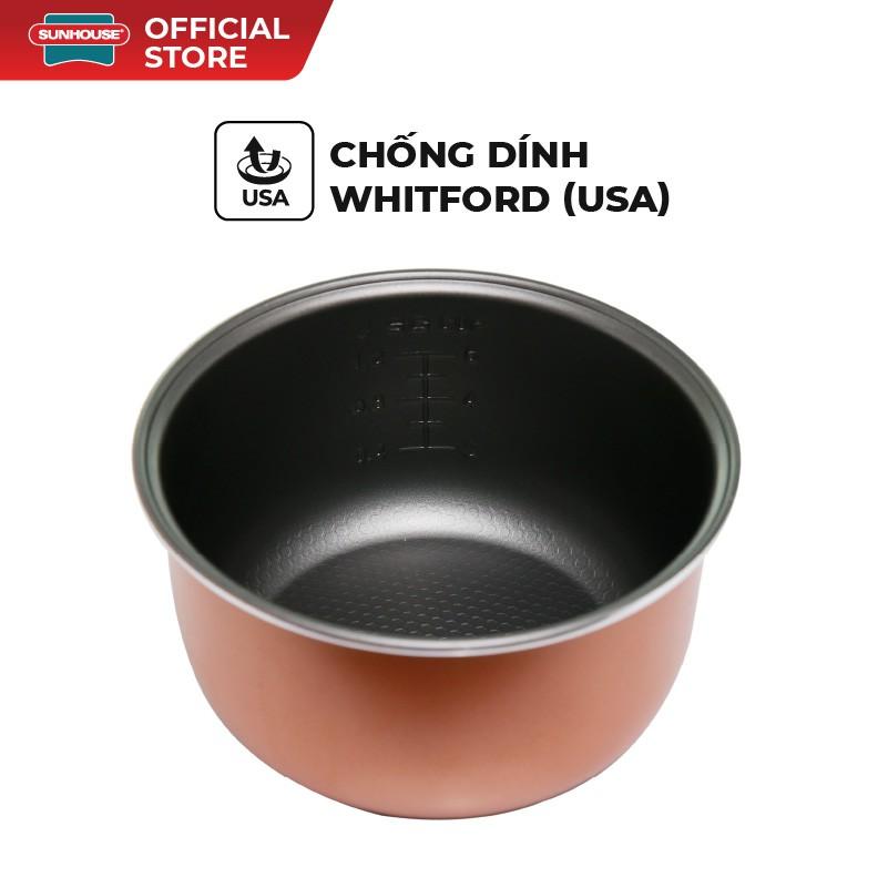 [Hàng Chính Hãng] Nồi cơm điện SUNHOUSE 1.8L SHD8607W