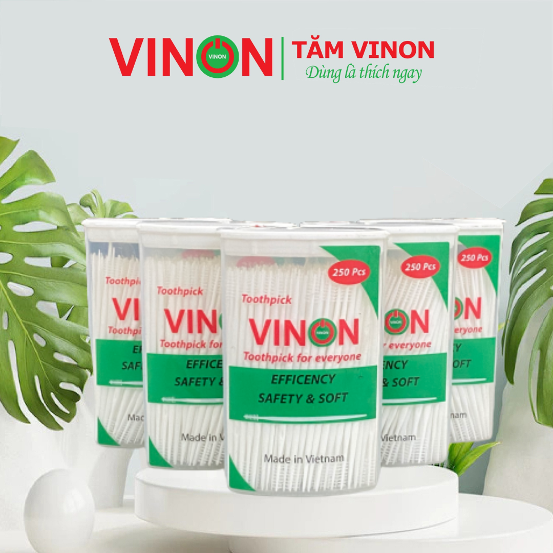 Tăm Vinon - Lựa Chọn Hoàn Hảo Cho Răng Miệng (hộp 250 tăm)