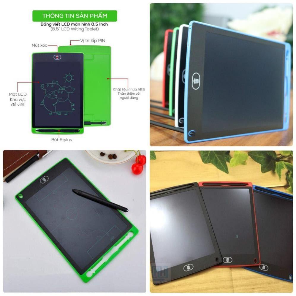 Bảng Viết tự xóa LCD, Bảng Vẽ Điện Tử Thông Minh Tự Động Xóa Thúc Đẩy Tư Duy Sáng Tạo Cho Bé 8.5 inch