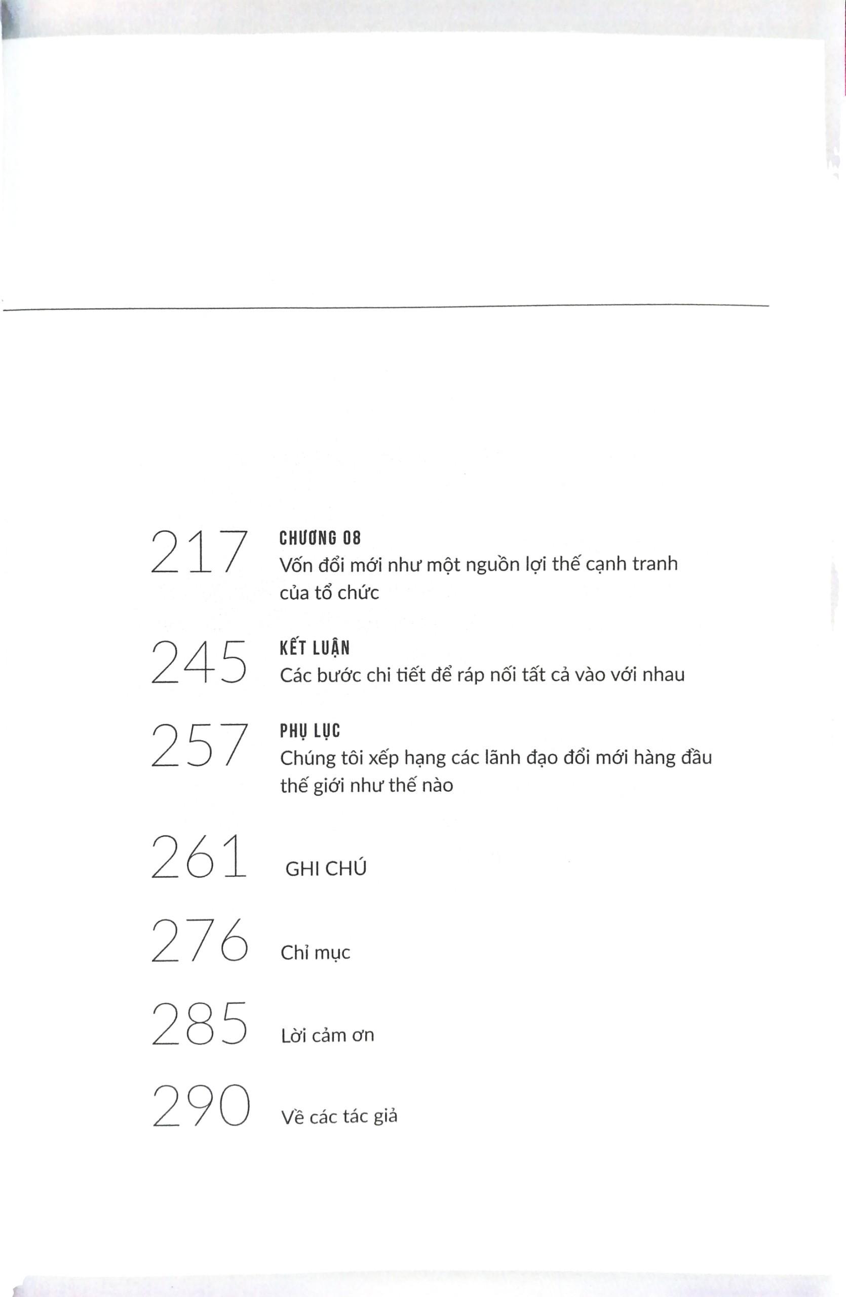 Sách Vốn Đổi Mới