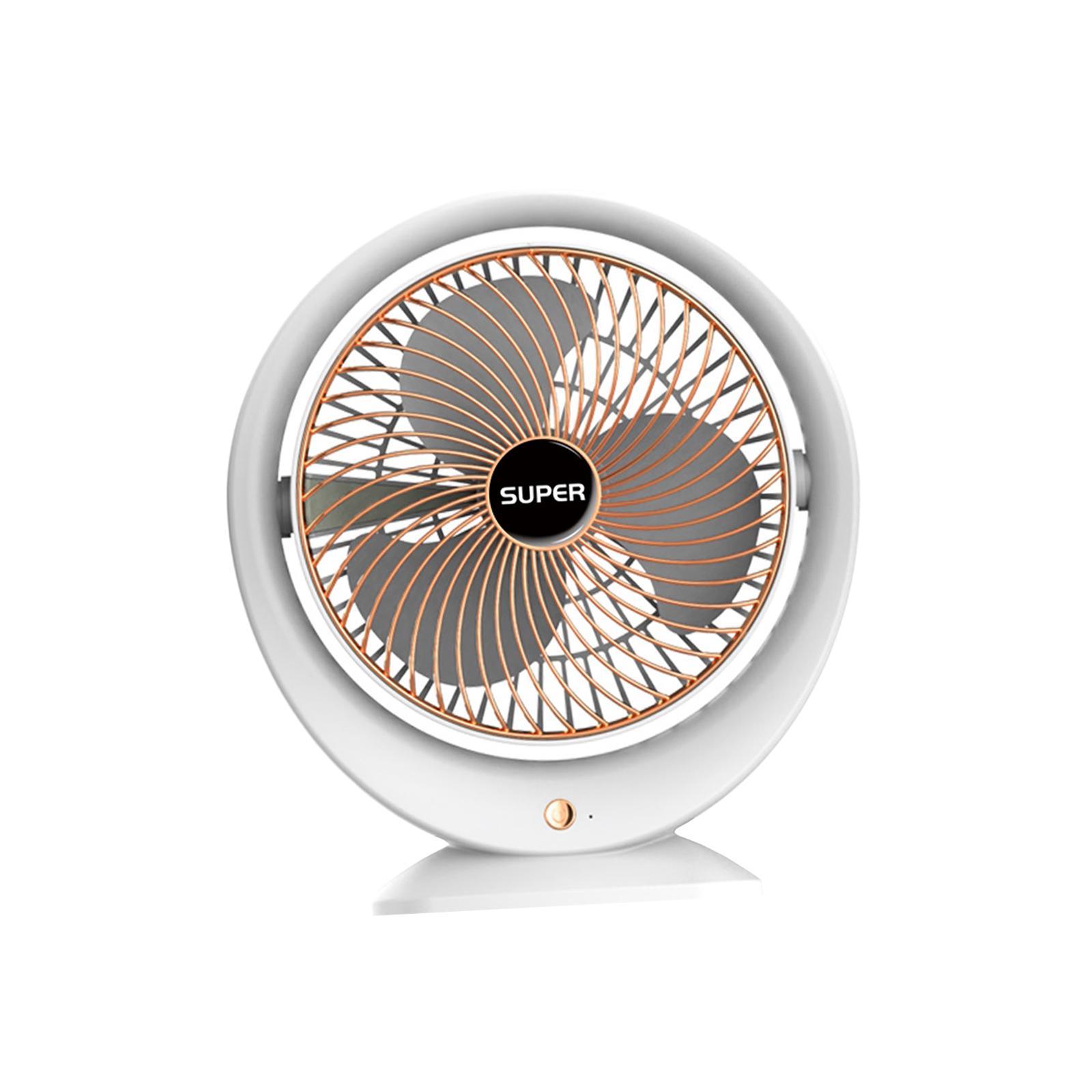 Desktop Fan 3 Speeds Wind USB Rechargeable Mini Fan for office travel Indoor