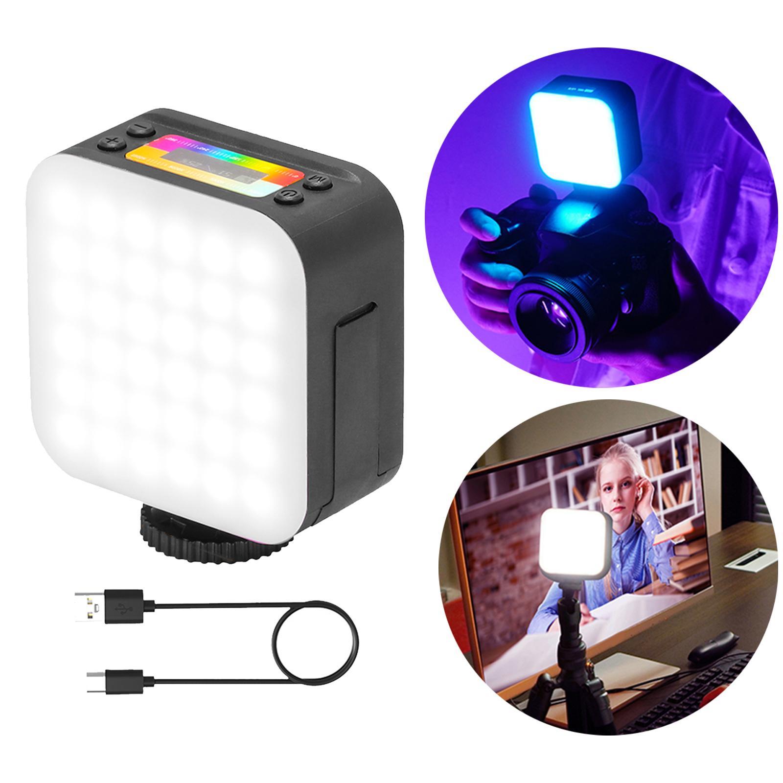 Mini RGB Video Light 360 Degree Rotateable for Photography Camera