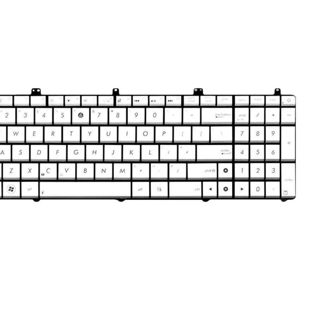 For Asus N55 N55S N55X N75S N75SF New Plastic US PC Laptop Keyboard Keypad