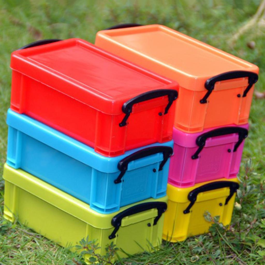2x Latch Storage Box Stack Box Sundries Candies Organizer Food Container