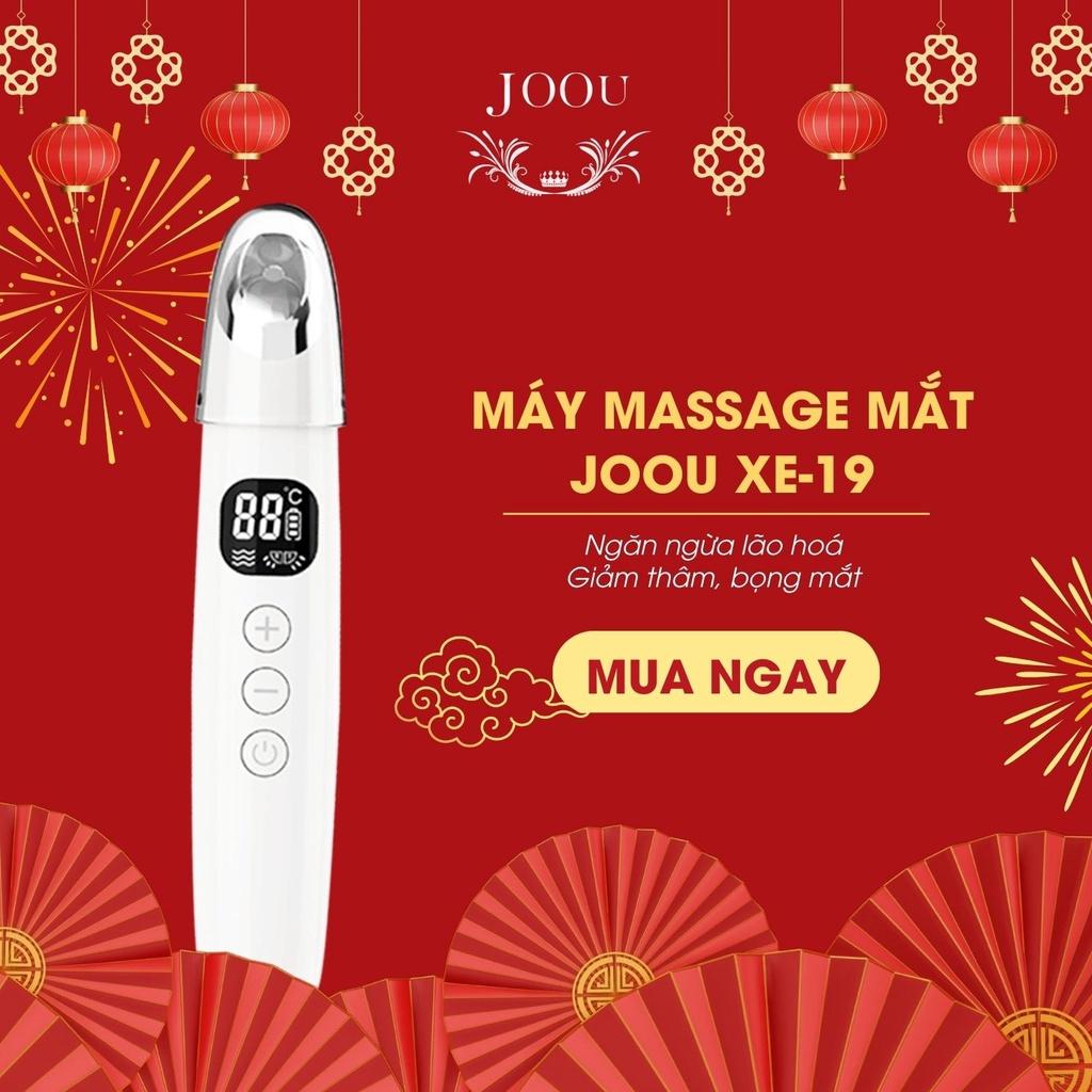 Máy Massage Mắt Giảm Nếp Nhăn, Quầng Thâm, Bọng Mắt JOOU XE19 - Công nghệ Ánh sáng Xanh/Đỏ - 5 chế độ Massage - Rung vi mô 12000rpm - Công nghệ Nhật Bản