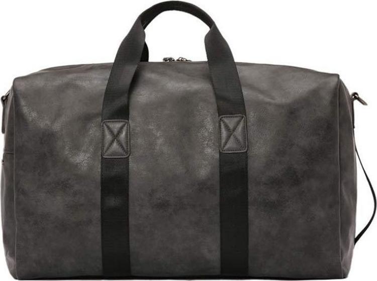 Men's Pu Leather Handbag Large Travel Bag