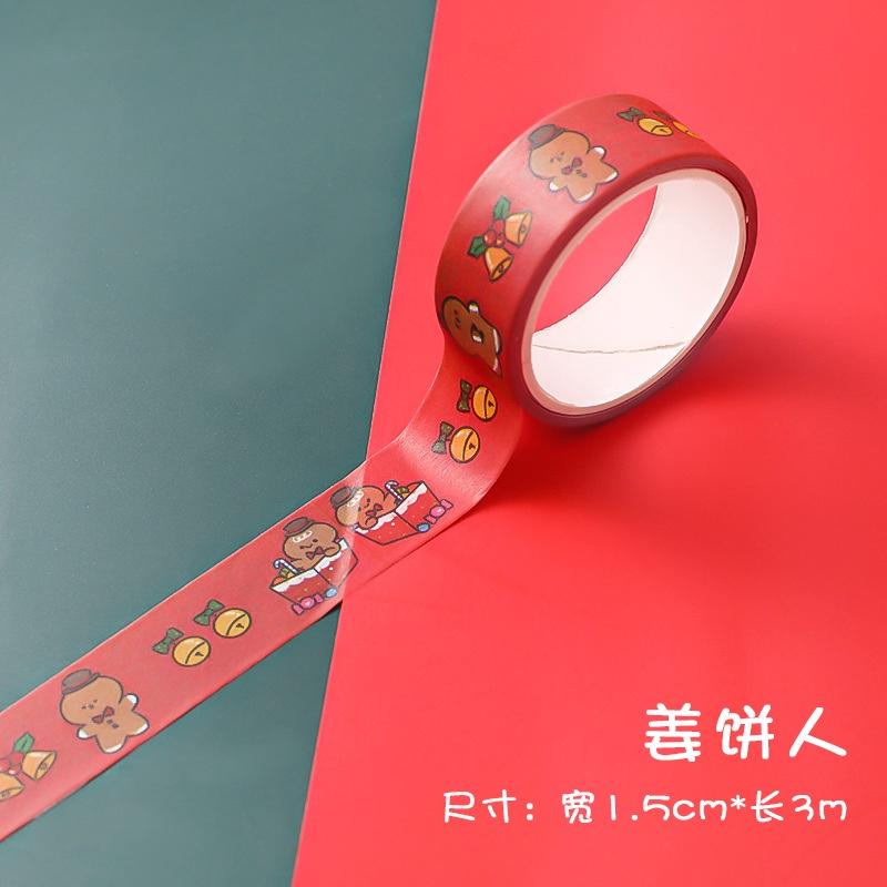 Băng dính washi tape giáng sinh noel Merry Christmas 1.5cm*3m