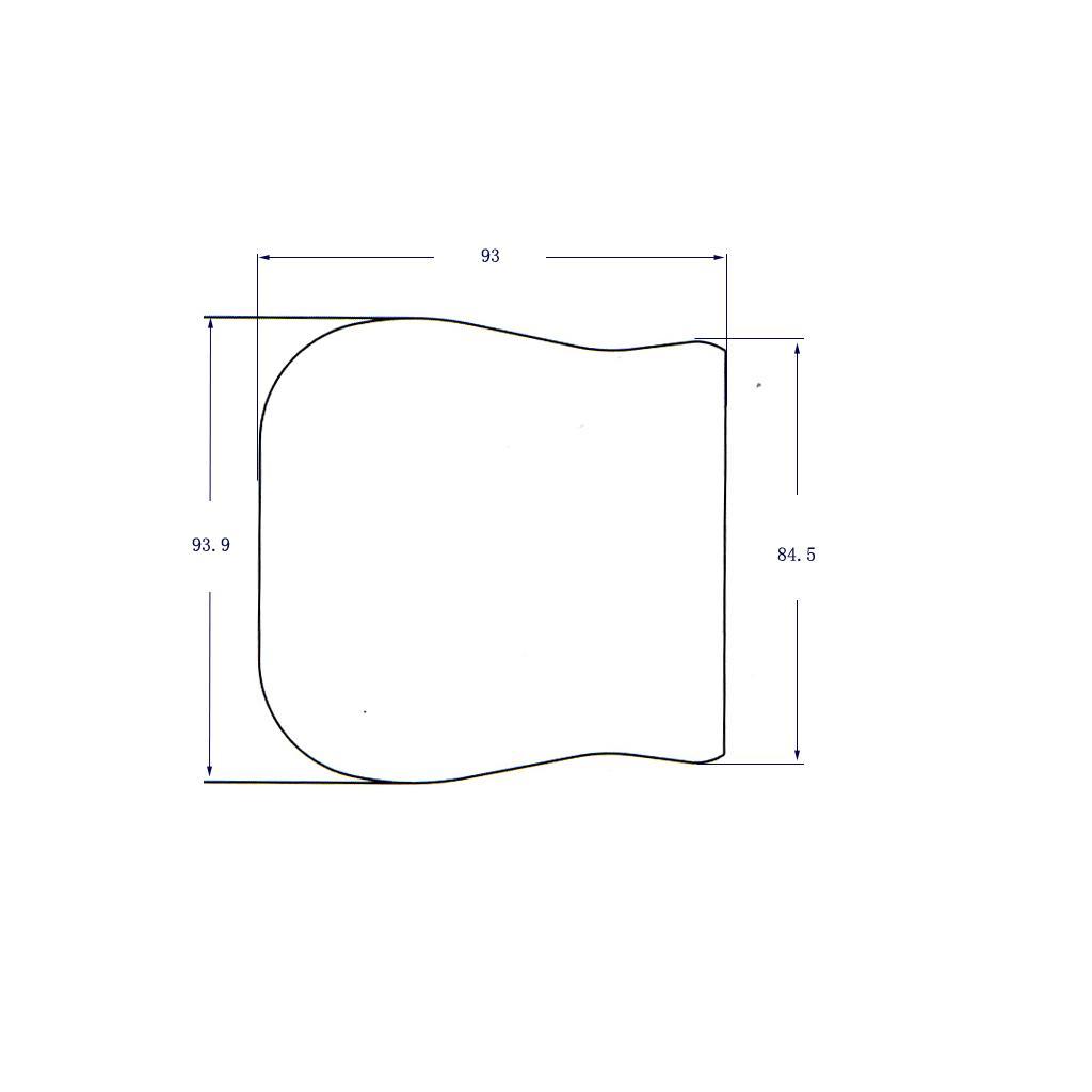 2x Iron Protective Cover Caps Bridges For Electric Guitar Parts