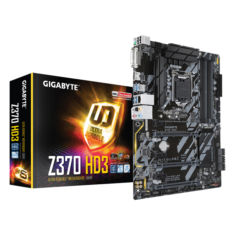 Bo Mạch Chủ Mainboard GIGABYTE Z370-HD3 (SK1151) - Hàng Chính Hãng