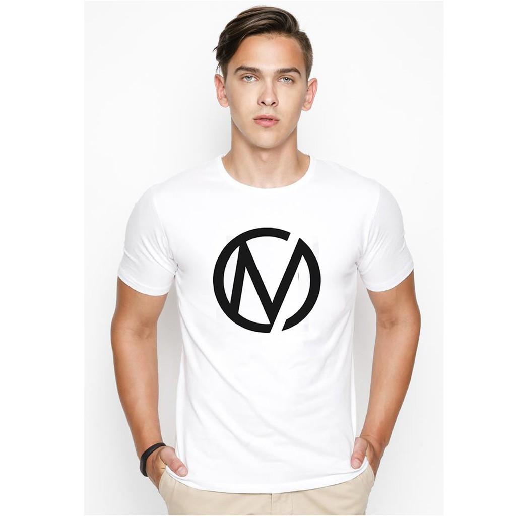 Áo thun nam in hình chữ N kiểu Hàn Quốc vải dày mịn TEE19S149