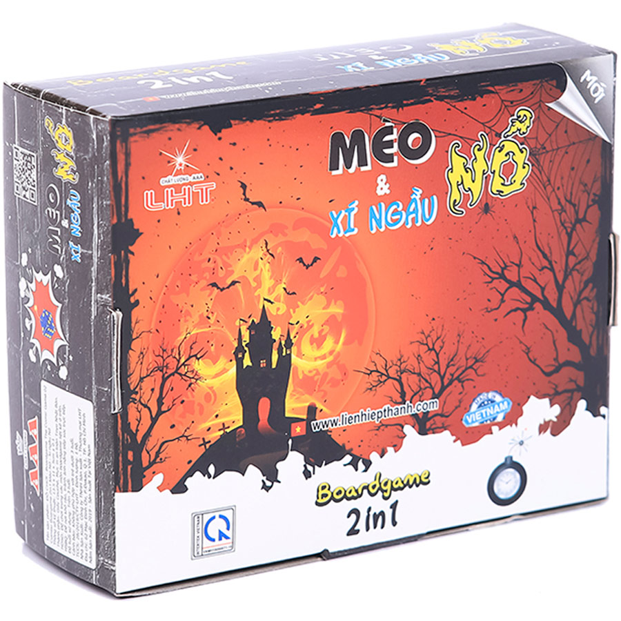 Boardgame 2in1 LHT Mèo Nổ - Xí Ngầu Lắc