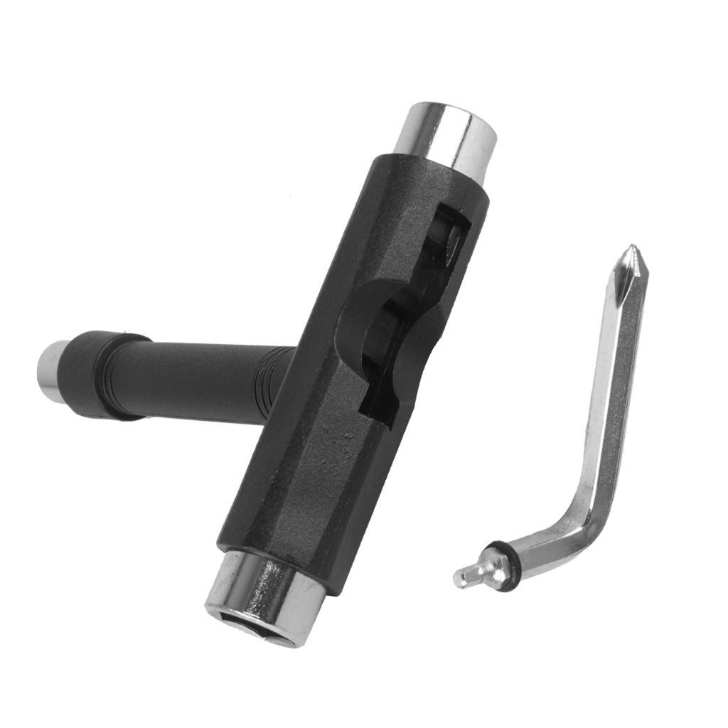 Waterproof Skateboard Deck Sandpaper Grip Tape 84 X 23cm + Skateboard T Tool