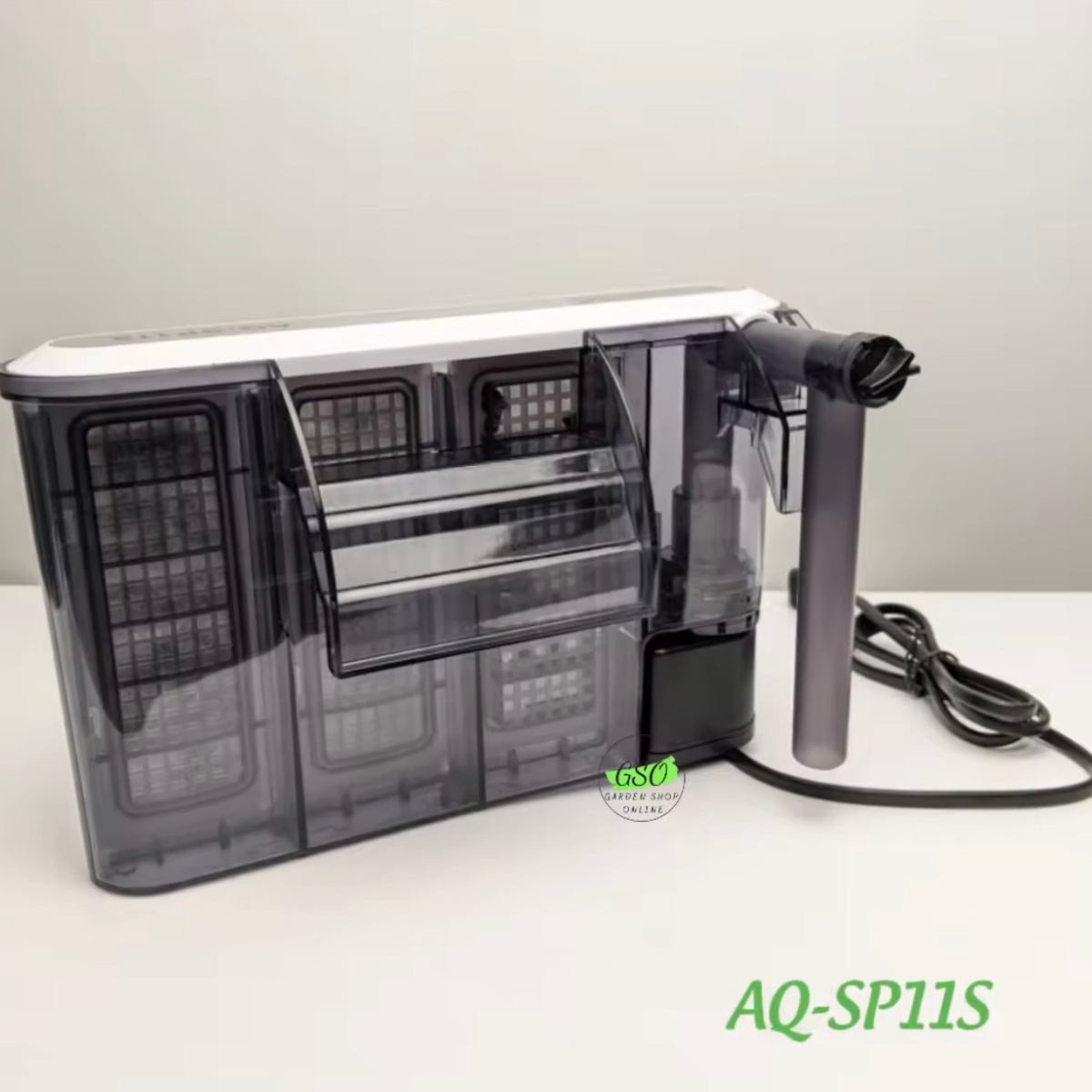 Lọc thác hồ cá kết hợp lọc váng AQUAWING 6W - AQ-SP011S lọc hút đáy - hút mặt nước