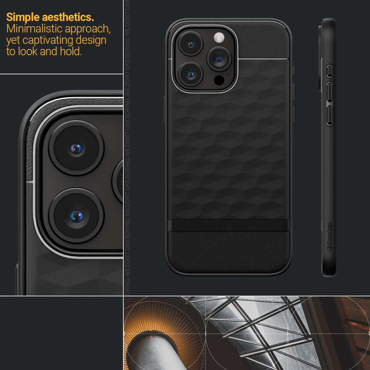 Ốp Lưng Spigen Hỗ Trợ Sạc Từ Tính MagFit Dành Cho iPhone 15 Pro Max, SPIGEN CASEOLOGY PARALLAX MAGFIT - HÀNG CHÍNH HÃNG