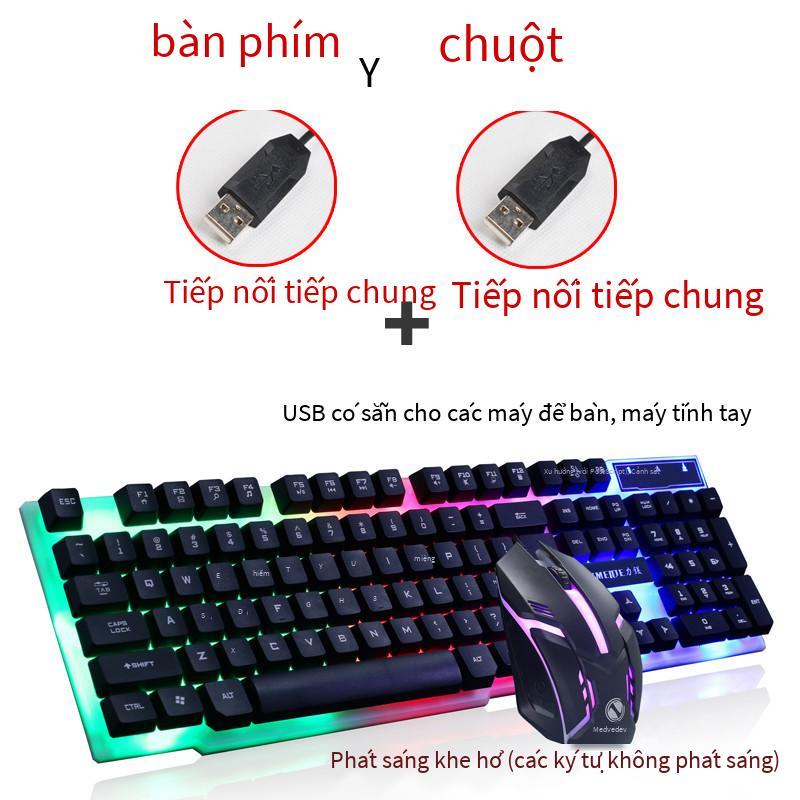 Khuyến Mãi Limei GTX300 Phát Quang Bộ Chuột Phím Tự Làm Máy Tính Lắp Đặt Phân Phối Có Dây USB Chuột Có Dây