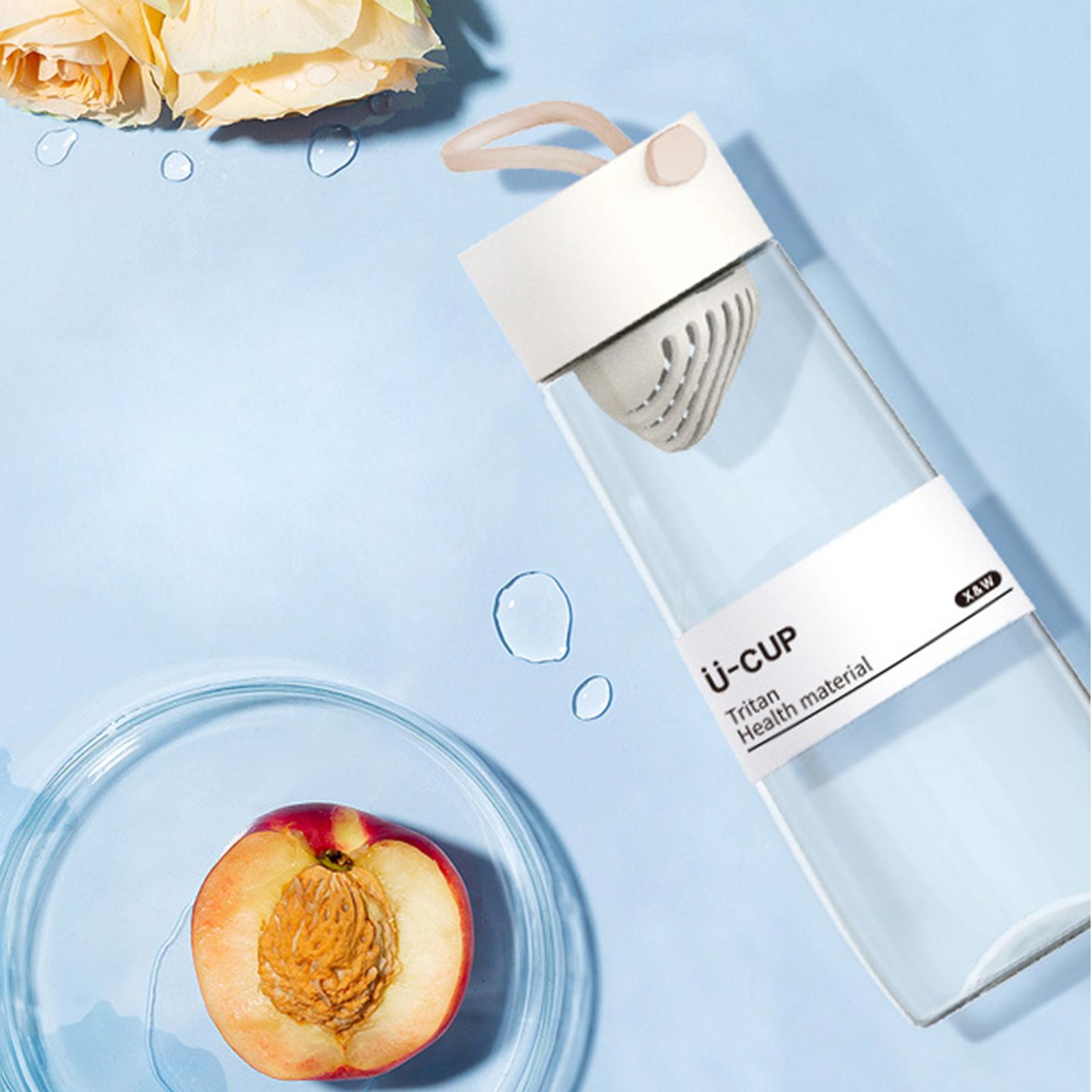 Chai Nước 500Ml Có Tay Cầm Kèm Bộ Lọc Trà Nhẹ Chống Rò Rỉ Tritan Bpa