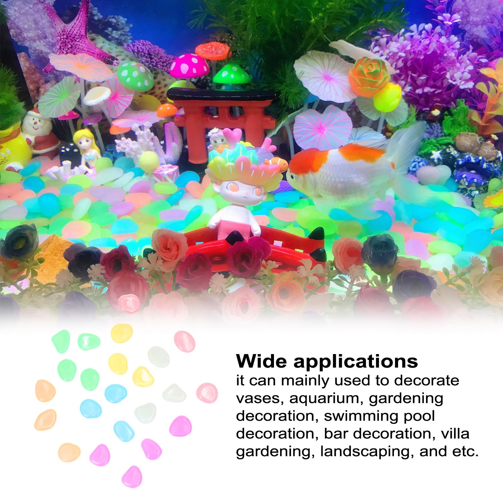 Set Sỏi Phát Sáng Nhân Tạo Làm Lối Đi Tramg Trí Sân Vườn