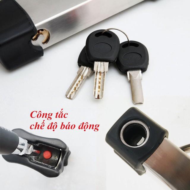 Khóa báo động chống trộm LK605, khóa to khỏe Φ16mm - phù hợp với các dòng tay xe tay ga, xe số honda