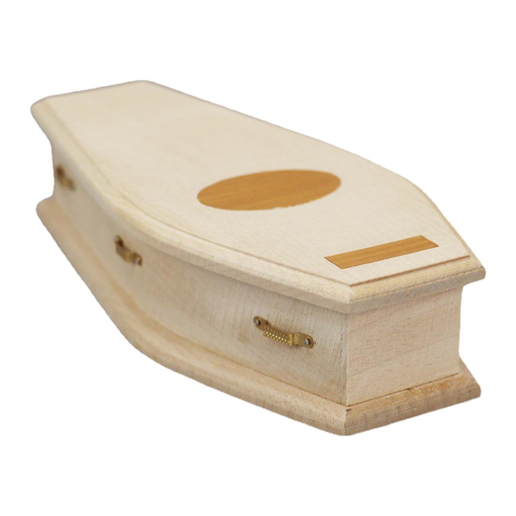3x 1:12 Scale Dollhouse Miniature Casket Simulation Model Baby Doll Decor
