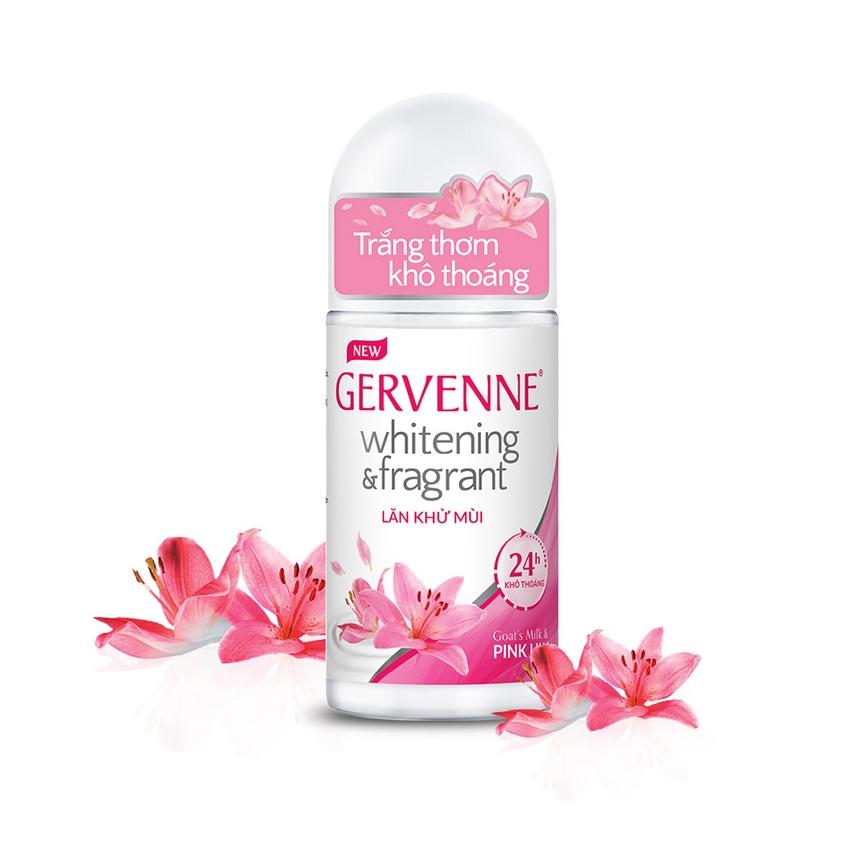 Lăn khử mùi trắng da Gervenne Pink Lily 50gr