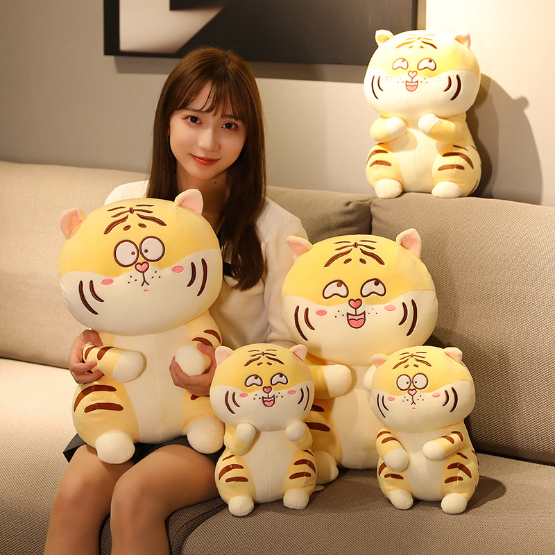 Gấu Bông Con Hổ Ngồi, Cọp Ngồi Chibi Siêu Dễ Thương Đáng Yêu (30cm) Vải Miniso Mềm Mại Êm Ái, Hàng Cao Cấp Loại 1, An Toàn Cho Trẻ Nhỏ