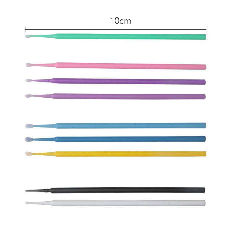 500 Cái Nhiều Màu Sắc Micro Dùng Một Lần Cây Nối Mi Cá Nhân Applicators Chải Mi Mascara Cho Nữ Mắt Tạo Nên Công Cụ Bán Buôn
