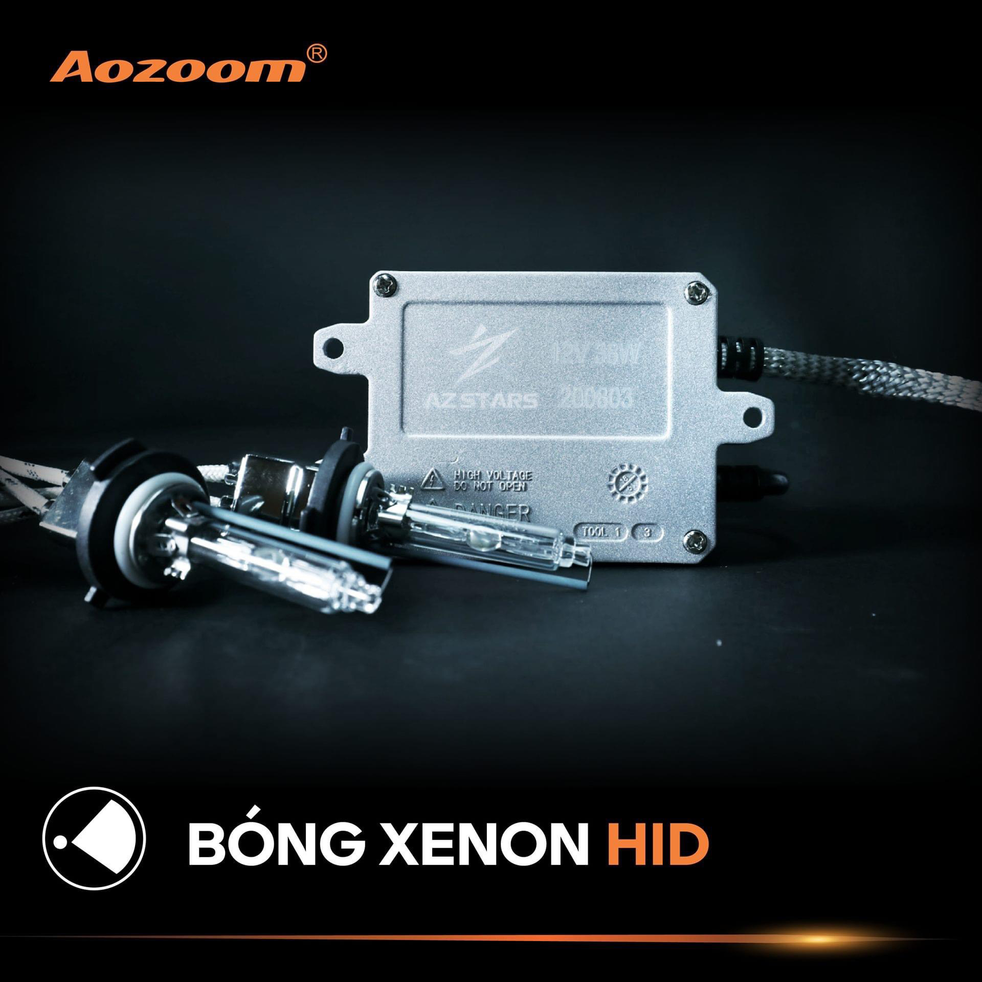 Bộ Đèn Xenon Aozoom FBL Tăng Sáng Chính Hãng , Đủ Các Chân Bóng