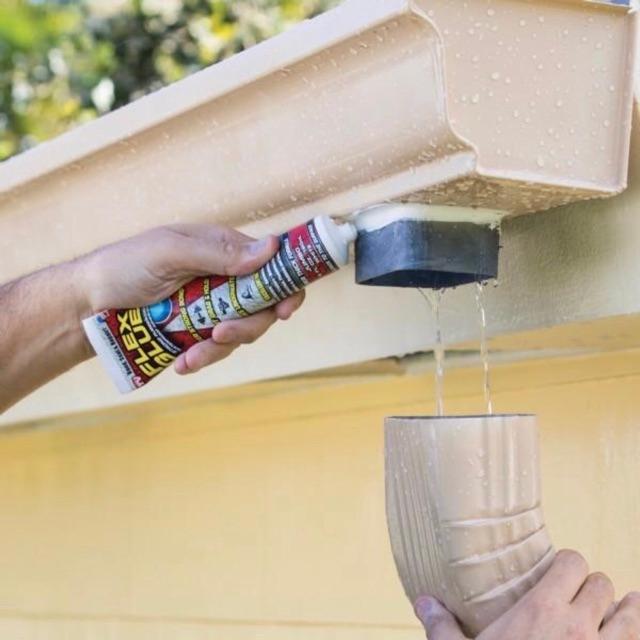 Keo Silicon Flex Glue đa năng sử dụng trên nhiều chất liệu như kim loại , gỗ , tường ..