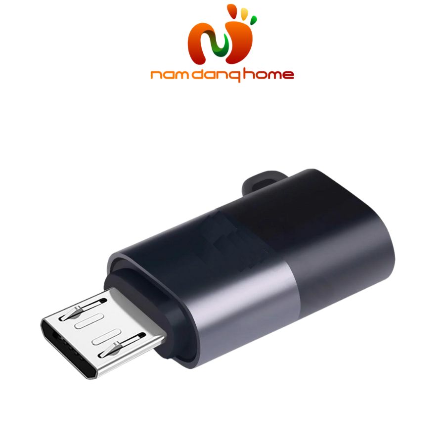 Đầu chuyển đổi Gochek từ Type C sang micro USB - Jack chuyển đầu nhanh chóng dành cho micropohone - Hàng chính hãng