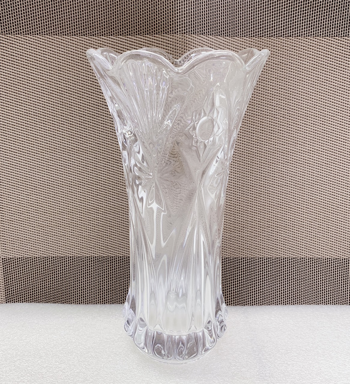 Bình cắm hoa thủy tinh đáy tròn cao 30cm - ANTH504