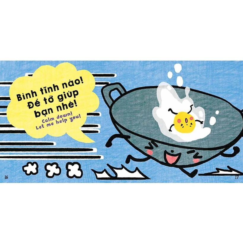 Ehon Nhận Biết - Bé Trứng Tròn Xoe - Cơm Rang Trứng