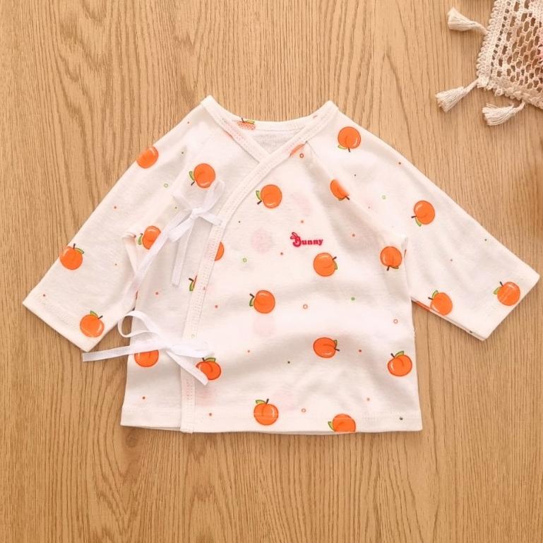 [Dưới 5kg] Áo sơ sinh cột dây dài tay cao cấp chất cotton đẹp, mềm cho bé - Hiệu Bunnybaby