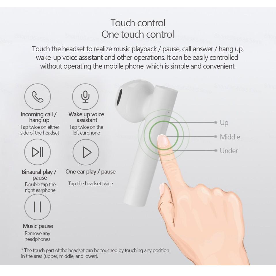 Tai nghe Bluetooth Xiaomi True Wireless Air2 SE BT5.0 CAM KẾT CHÍNH HÃNG-Hàng chính hãng