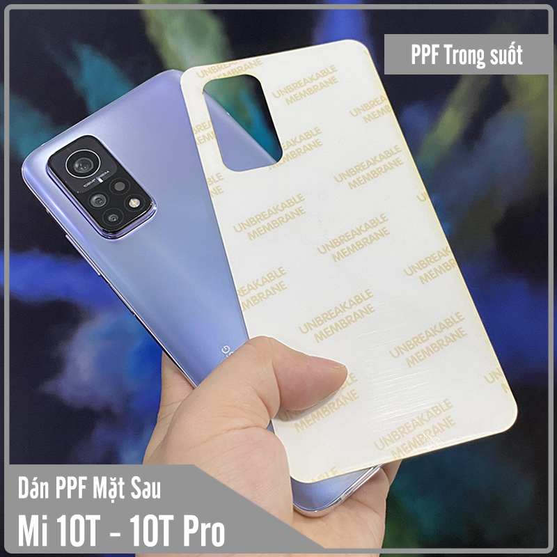 Miếng dán mặt sau cho Xiaomi Mi 10T Pro - Redmi K30S