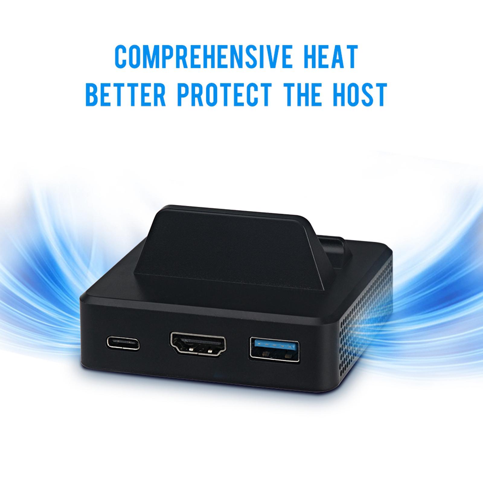 TNS-1828 Video Converter Dock for Switch,Charging Dock HDMI TV Adapter Charger Replacement