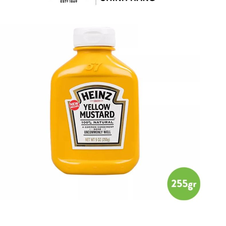 Mù Tạc Màu Vàng HEINZ 255g