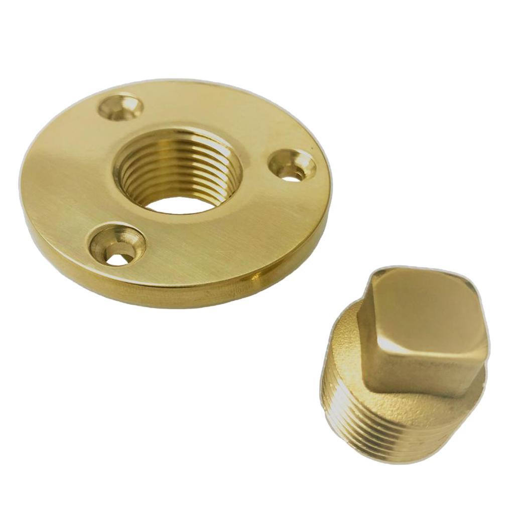 Marine Boat Garboard Drain Plug Cast Bronze for 1 "diameter