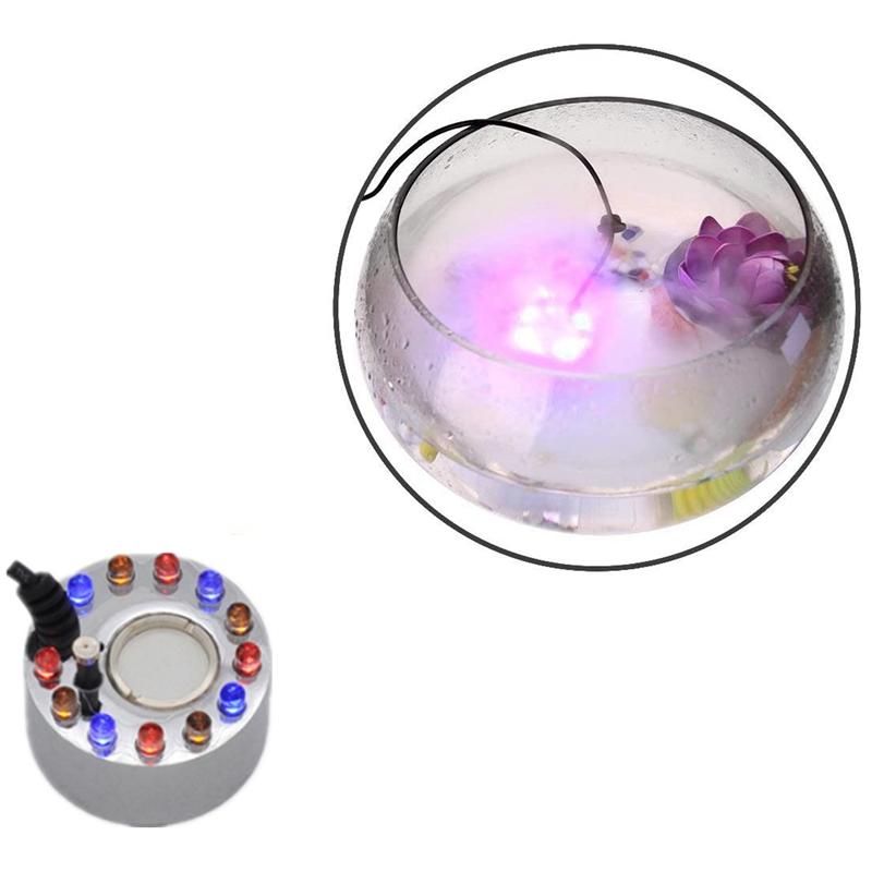 Máy Phun Sương Tạo Phun Sương Tạo Ẩm Hình Ếch Con Vòi Phun Nước Ao Sương Mù Máy Atomizer Máy Tạo Độ Ẩm Không Khí Với 12 Đèn LED Đổi Màu Phích Cắm US