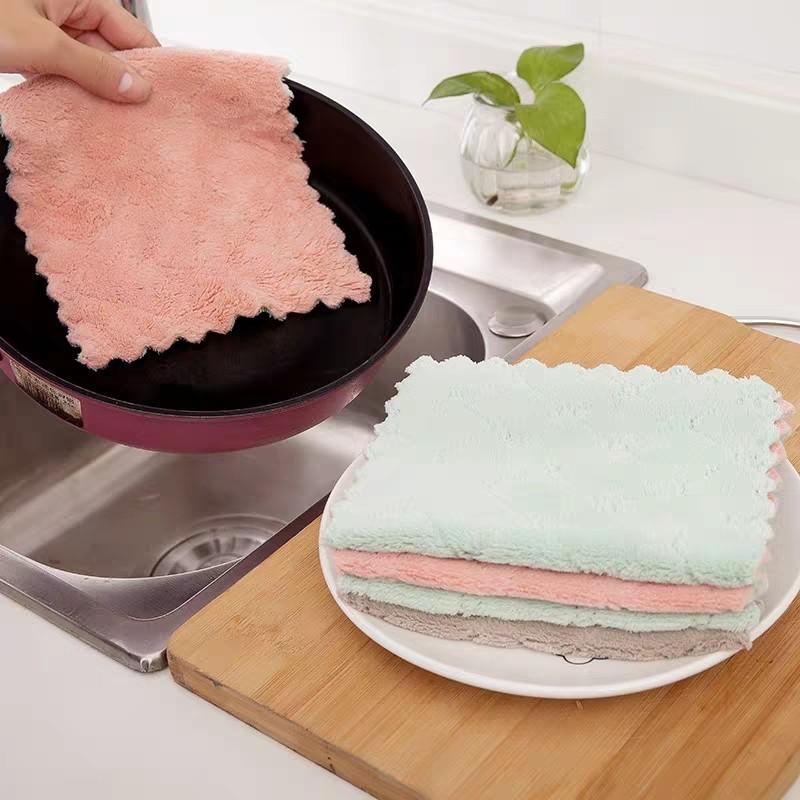 Combo 10 Khăn lau đa năng 2 mặt siêu thấm