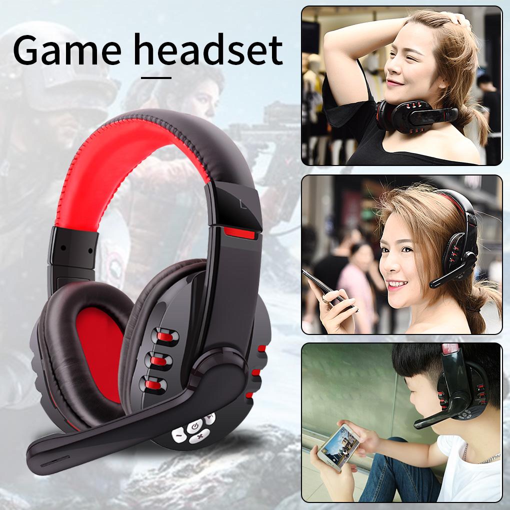 V8-1 Tai Nghe V5.0 Bluetooth Tai Nghe Stereo Không Dây Tai Nghe Chụp Tai Có Micro Cho Máy Tính, Laptop Cho Samsung Xiaomi