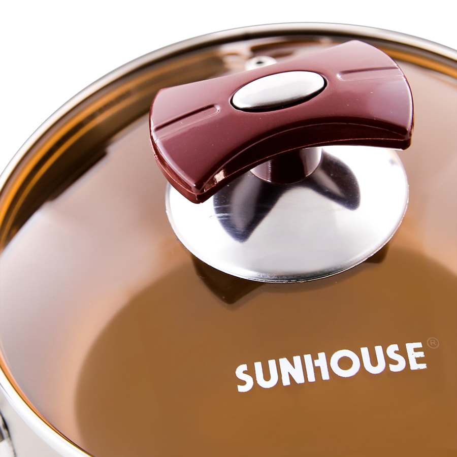 Bộ Nồi Sunhouse Anod SH8831 Quai EB